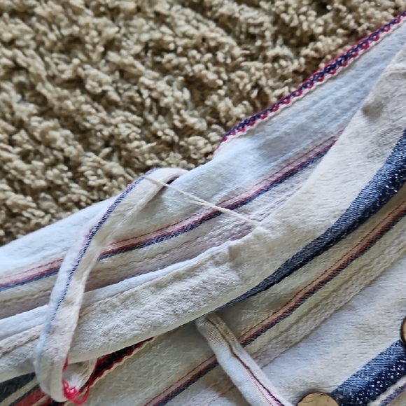 Lily Black Cotton Striped Cropped Jumpsuit - Picture 7 of 10